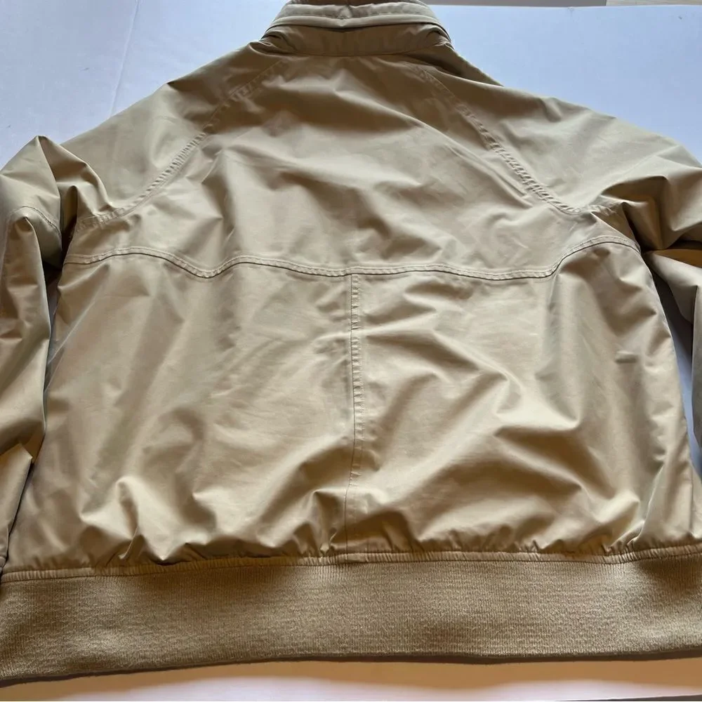Lands' End Men's Jacket Full Zip Light Tan Size Medium(38-40)